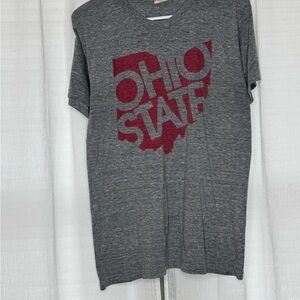 Women’s Gray Homage Ohio State t-shirt